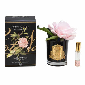 PERFUMED NATURAL TOUCH ROSE IN BLACK - FRENCH PINK