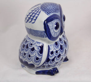BLUE WILLOW ATHENA OWLS - 2 ASSORTED