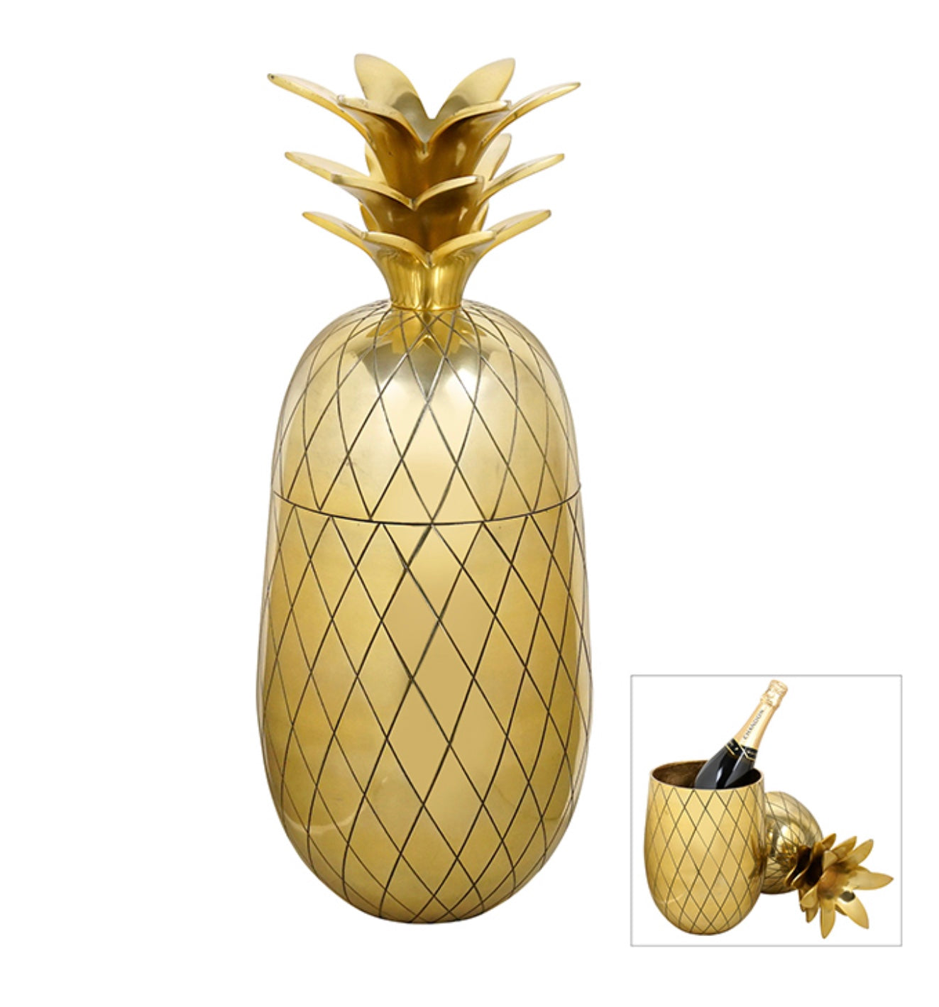 GOLD PINEAPPLE CHAMPAGNE BUCKET